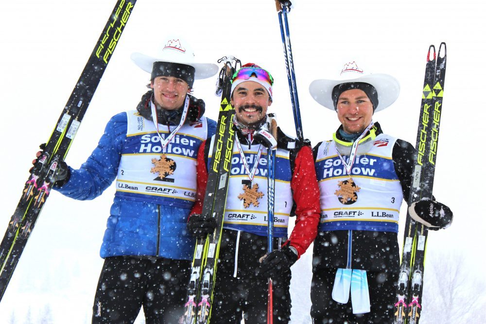 Julien Locke, Jess Cockney and Knute Jonnsgaard Photo Credit: www.fasterskier.com