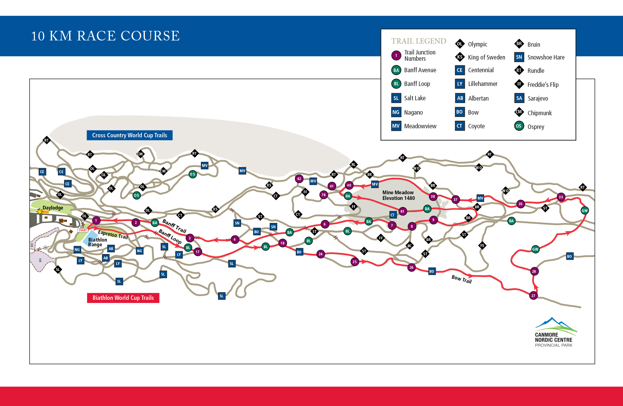 2022 Masters World Cup 10k Map