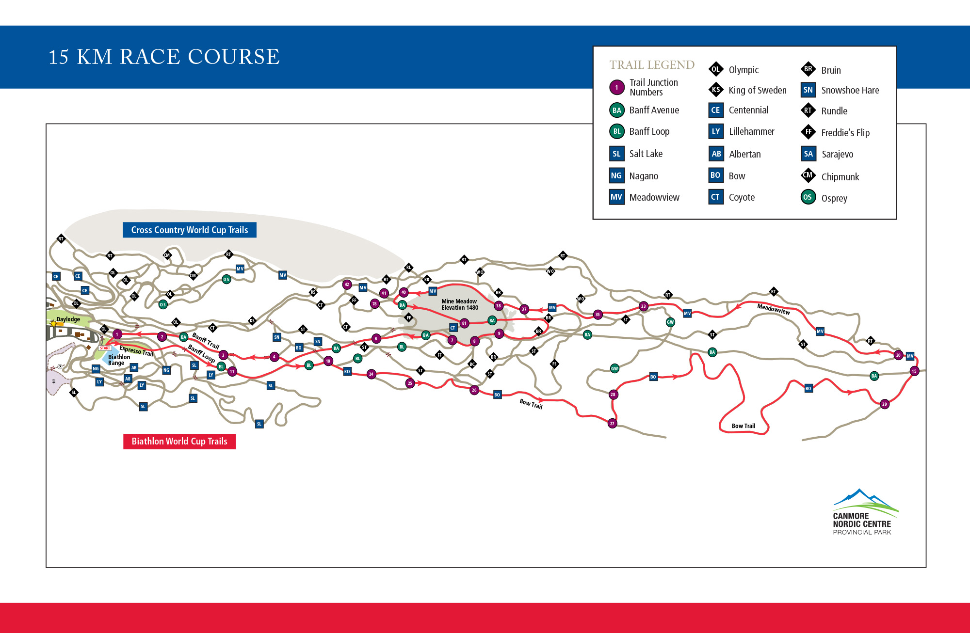 2022 Masters World Cup 15k Map