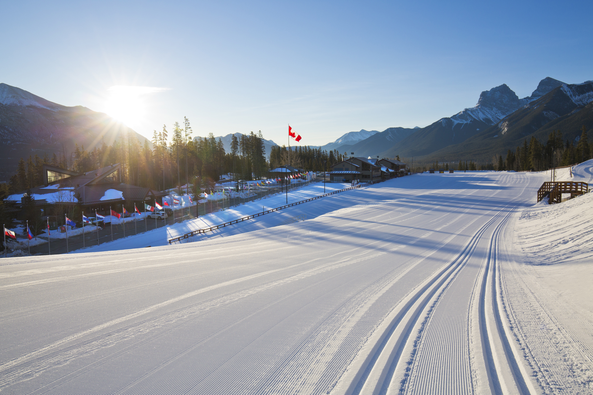The Canmore Nordic Centre, Alberta, Canada